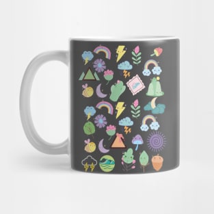 Illustration Art Graphic Design Nature Weather Plants Mug
